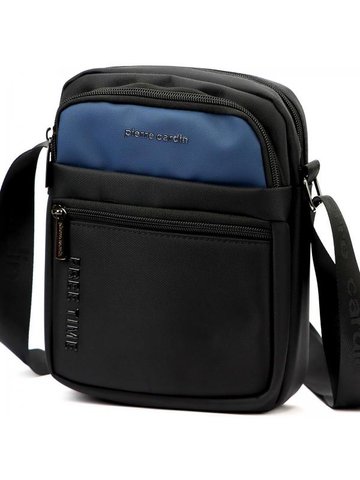 Pánska taška Pierre Cardin 2061 ALAN09 black/blue shoulder bag