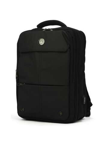 Pánsky batoh čierny Ormi 5677# veľký mestský batoh s popruhmi A4 3 priehradky