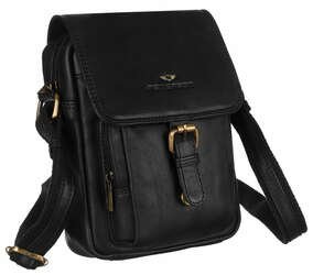 Pánska kožená taška cez rameno postbag - Peterson