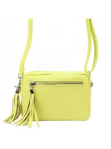 Dámska kabelka Luka 20-030 DOLLARO Prírodná koža Lime Crossbody