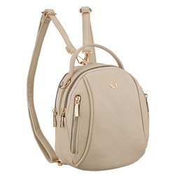 Malý dámsky batoh z ekologickej kože vo svetlej béžovej farbe - Rovicky