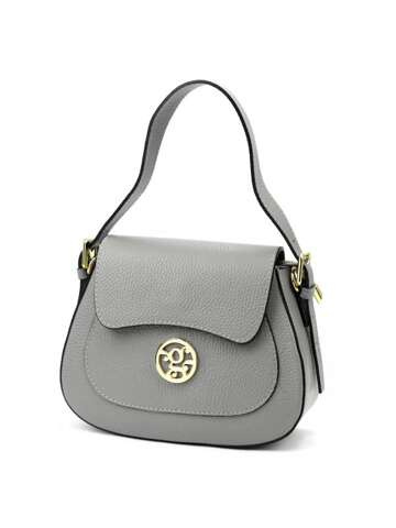 Kožená kabelka Gregorio 1741 DOLLARO ash medium shoulder/crossbody