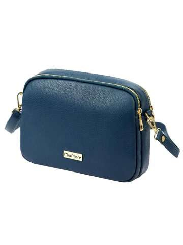 Dámska kožená kabelka MiaMore 01-068 DOLLARO Sea Letterman Shoulder Bag