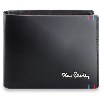 Pierre Cardin Pánska kožená peňaženka s ochranou RFID a elegantnou kabelkou a certifikátom
