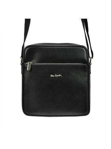 Dámska čierna kožená kabelka Pierre Cardin FRZ 1800 FRENZY kabelka cez rameno