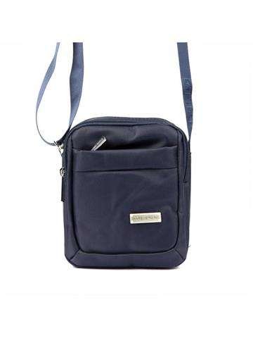 Coveri Pánska taška World CW2126 Blue Polyester Crossbody s nastaviteľným popruhom