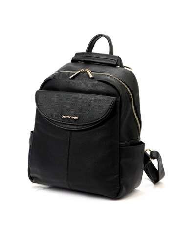 Čierny dámsky ekologický batoh s popruhmi Pierre Cardin GN36 90371 elegant