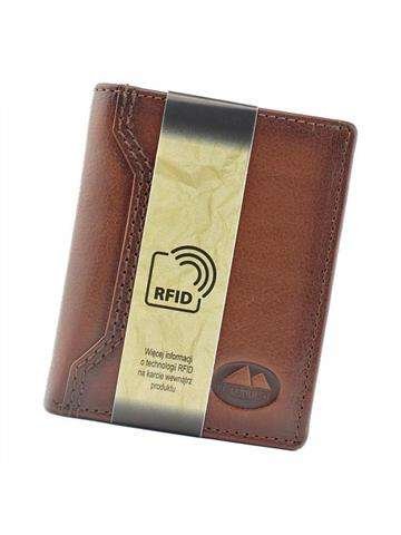 Skórzane Etui EL FORREST 854-29 RFID brązowy
