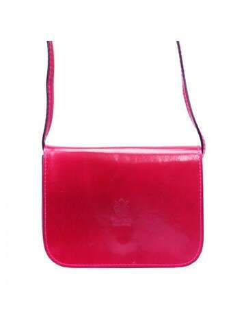 Dámska kabelka Florence 43 of Natural Leather Fuchsia Crossbody