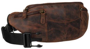 Mestská kožená oblička cez rameno - Peterson