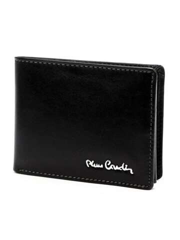 Pánska peňaženka Pierre Cardin YS604 323 Kožená čierna horizontálna RFID SECURE