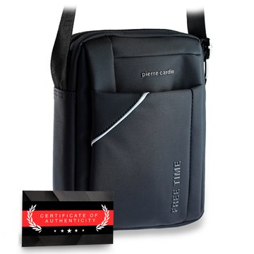 Sachet Pierre Cardin 2011 ALAN09 čierna pánska ramenná stredná ležérna