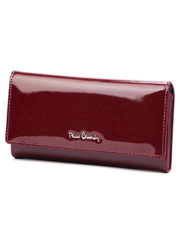 Veľká fialová dámska kožená peňaženka s funkciou RFID Pierre Cardin 05 LINE 100