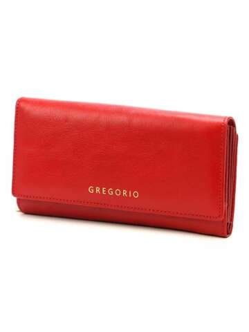 Dámska peňaženka Gregorio IT-122 kožená červená s ochranou RFID