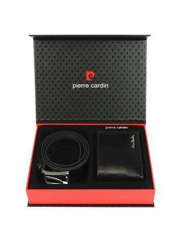 Pánska peňaženka opasok darčeková sada kožená Pierre Cardin originál 130