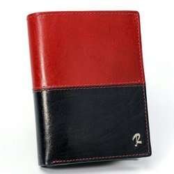 Pánska dvojfarebná kožená peňaženka bez zapínania RFID - Rovicky
