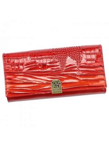 Dámska peňaženka Gregorio AL-122 Large Red Combination Leather Orientation