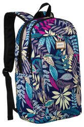 Klasický dámsky batoh z polyesteru s kvetinovým vzorom - Rovicky