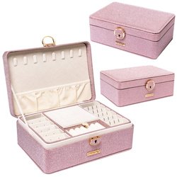 Elegantná rakva v ružovej farbe so západkou a zámkom na kľúč - Peterson