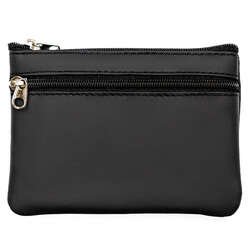 Kľúč v čiernej farbe z pravej kože