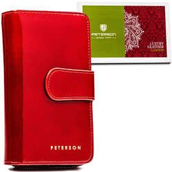 RFID Veľká dámska vertikálna peňaženka s ochranou - Peterson