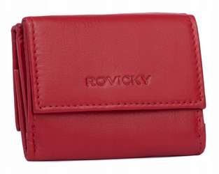 Elegantná dámska kožená peňaženka - Rovicky