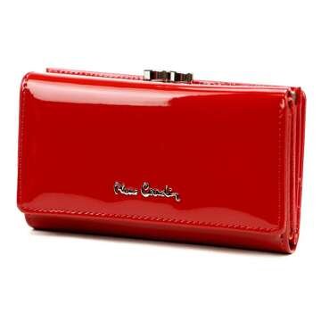 Pierre Cardin Dámska peňaženka 07 SHINY 108 kožená červená