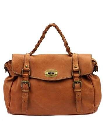 Dámska kožená kabelka hnedá VS 028 Medium Shoulder Crossbody