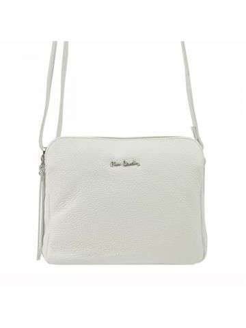 Pierre Cardin FRZ 1655 DOLLARO Dámska kabelka z prírodnej kože biela