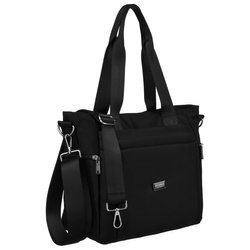 Veľká nákupná taška na každý deň v čiernej farbe - Peterson