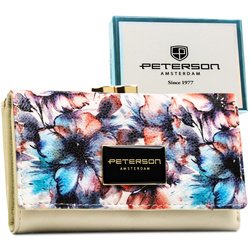 Dámska peňaženka z prírodnej a ekologickej kože vybavená systémom RFID - Peterson