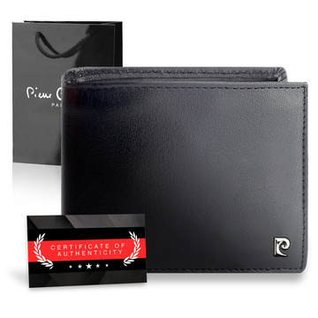 Pierre Cardin Elegantná kožená peňaženka s ochranou RFID Darčeková taška a certifikát