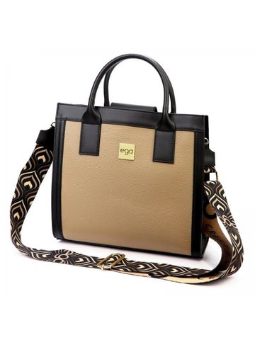 Dámska kožená kabelka EGO ES0247CR Medium Shoulder Letter Bag