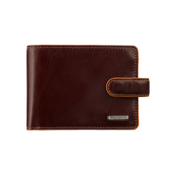 Visconti RFID Pánska peňaženka Morgex ALP93 Leather with Function Brown