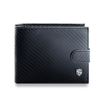 Pánska Peňaženka STEVENS Kožená SLIM Malá Pohodlná Čierna s RFID Ochranou