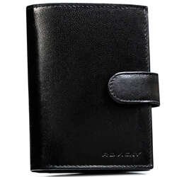 RFID Vertikálna pánska peňaženka so zapínaním - Rovicky