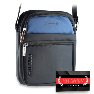 Pánska taška Pierre Cardin 2061 ALAN09 black/blue shoulder bag