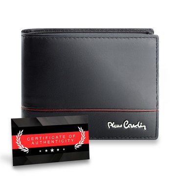 Pierre Cardin Pánska kožená peňaženka s ochranou RFID a certifikátom