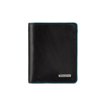 Visconti RFID Pánska peňaženka Tignes ALP92 kožená čierna s funkciou SECURE