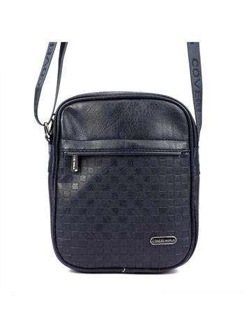 Modrá pánska taška Coveri World CW2056 s nastaviteľným popruhom a vreckom na zips