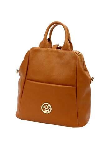 Gregorio 1733 DOLLARO Kožená veľká kabelka cez rameno Camel