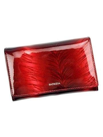 Dámska kožená peňaženka PATRIZIA FF-112 RFID Medium Red Horizontal Orientation