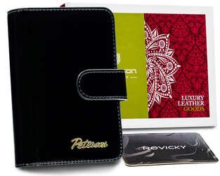 Dámska malá kožená peňaženka RFID - Peterson