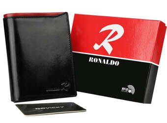 Kožená peňaženka so zabezpečením proti krádeži - Ronaldo