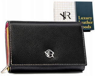 Dámska kožená, elegantná peňaženka so zapínaním na chrbte - Rovicky