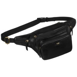 Klasická čierna kožená pánska bedrová obuv - Peterson