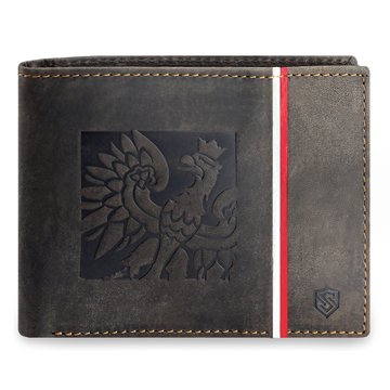 Pánska Peňaženka STEVENS Kožená SLIM Malá Pohodlná Čierna s RFID Ochranou