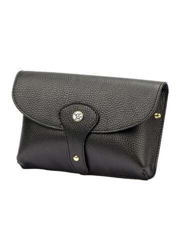 Čierna dámska kabelka Gregorio 1713 DOLLARO Popruh z prírodnej kože