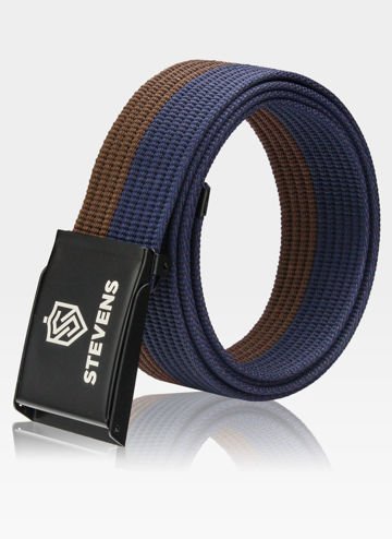 Pasek parciany marki STEVENS z klamrą