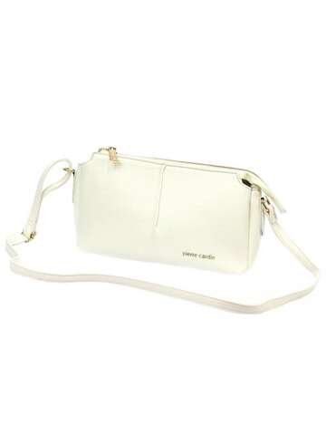 Dámska ekologická kabelka Pierre Cardin LONG19 1005 biela kabelka cez rameno postbag